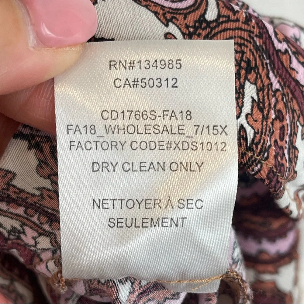 FOR LOVE & LEMONS Romy Tank Dress Lilac Paisley Maxi Dress Sz. XS - Picture 14 of 14